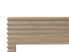 Wickham Wood Console Table - Ribbed Oak by D.I. Designs
