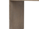 Wickham Wood Console Table - Ribbed Oak by D.I. Designs