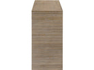 Wickham Wood Console Table - Ribbed Oak by D.I. Designs