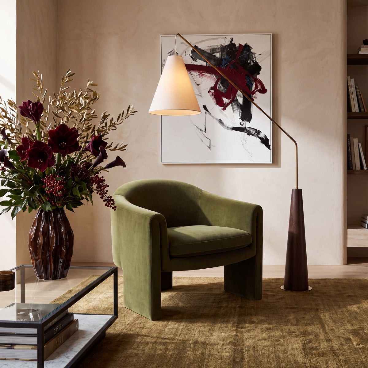 Iconic Occasional Chair - Kaster II Olive Liang & Eimil