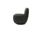 Hopper Swivel Occasional Chair - Hopper Moss | Matt Black Metal (Crib 5) by Liang & Eimil