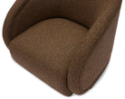 Alice Swivel Occasional Chair - Capela Fennel Seed | Matt Black Metal (Crib 5) by Liang & Eimil