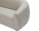 Voltaire Sofa - Capela Sand | Dark Brown Solid Wood (Crib 5) by Liang & Eimil