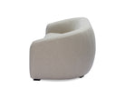 Voltaire Sofa - Capela Sand | Dark Brown Solid Wood (Crib 5) by Liang & Eimil