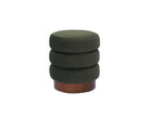 Trace Footstool - Hopper Moss | Mid Brown Oak Sold Wood (Crib 5) by Liang & Eimil
