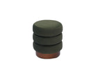 Trace Footstool - Hopper Moss | Mid Brown Oak Sold Wood (Crib 5) by Liang & Eimil
