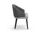 Agadir Dining Chair (Crib 5) - Kelpa Grey/Vegan Grey Leather Liang & Eimil