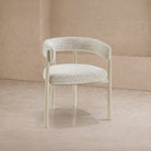 Aria Dining Chair - (Crib 5) Ripley Grav & Gloss Ivory by Liang & Eimil