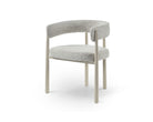 Aria Dining Chair - (Crib 5) Ripley Grav & Gloss Ivory by Liang & Eimil
