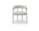 Aria Dining Chair - (Crib 5) Ripley Grav & Gloss Ivory by Liang & Eimil