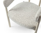 Aria Dining Chair - (Crib 5) Ripley Grav & Gloss Ivory by Liang & Eimil