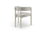 Aria Dining Chair - (Crib 5) Ripley Grav & Gloss Ivory by Liang & Eimil