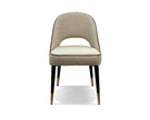 Yves Dining Chair (set of 2) - (Crib 5) Capella Sand with Capella Fennel Seed Piping Liang & Eimil