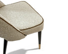 Yves Dining Chair (set of 2) - (Crib 5) Capella Sand with Capella Fennel Seed Piping Liang & Eimil