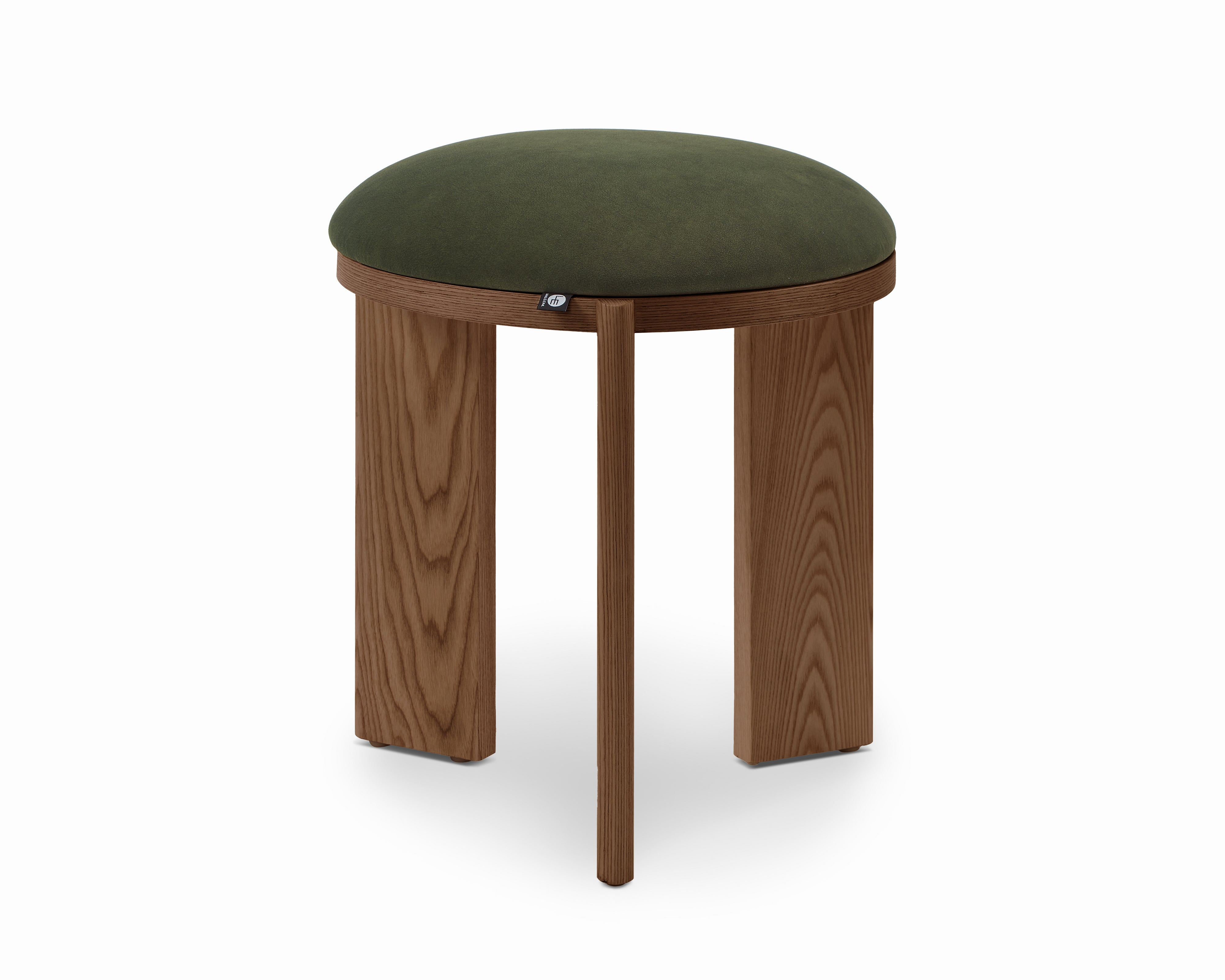 Lia Foot Stool - (Crib 5) Hopper Moss & Brushed Brown by Liang & Eimil
