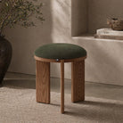Lia Foot Stool - (Crib 5) Hopper Moss & Brushed Brown by Liang & Eimil