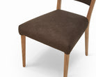 Adelaide Dining Chair - (Crib 5) Hopper Terra & Brushed Natural Wood by Liang & Eimil