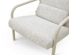 Vienne Occasional Chair - (Crib 5) Ripley Grav & Gloss Ivory by Liang & Eimil