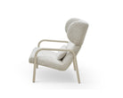 Vienne Occasional Chair - (Crib 5) Ripley Grav & Gloss Ivory by Liang & Eimil