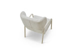 Vienne Occasional Chair - (Crib 5) Ripley Grav & Gloss Ivory by Liang & Eimil