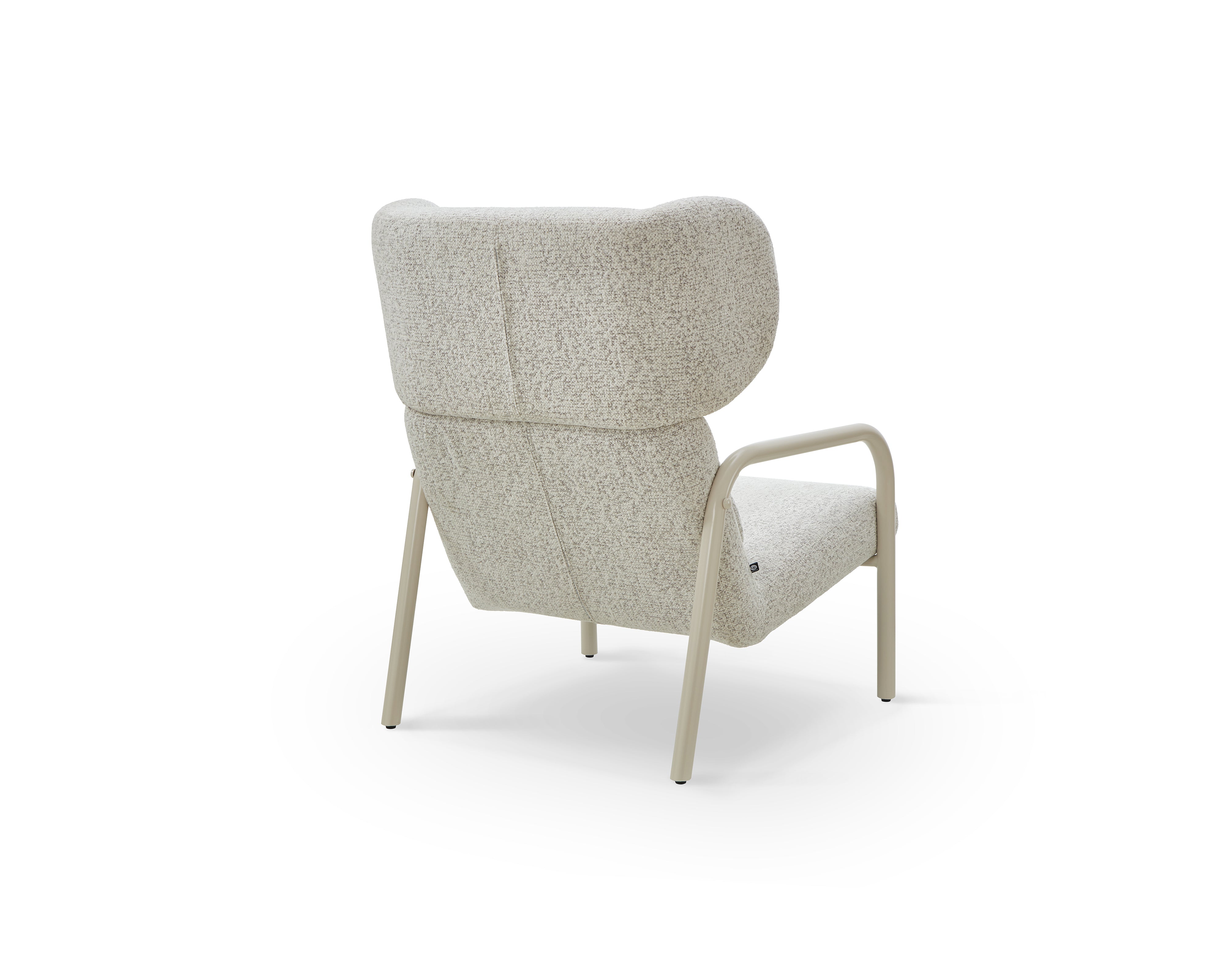 Vienne Occasional Chair - (Crib 5) Ripley Grav & Gloss Ivory by Liang & Eimil
