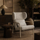 Vienne Occasional Chair - (Crib 5) Ripley Grav & Gloss Ivory by Liang & Eimil