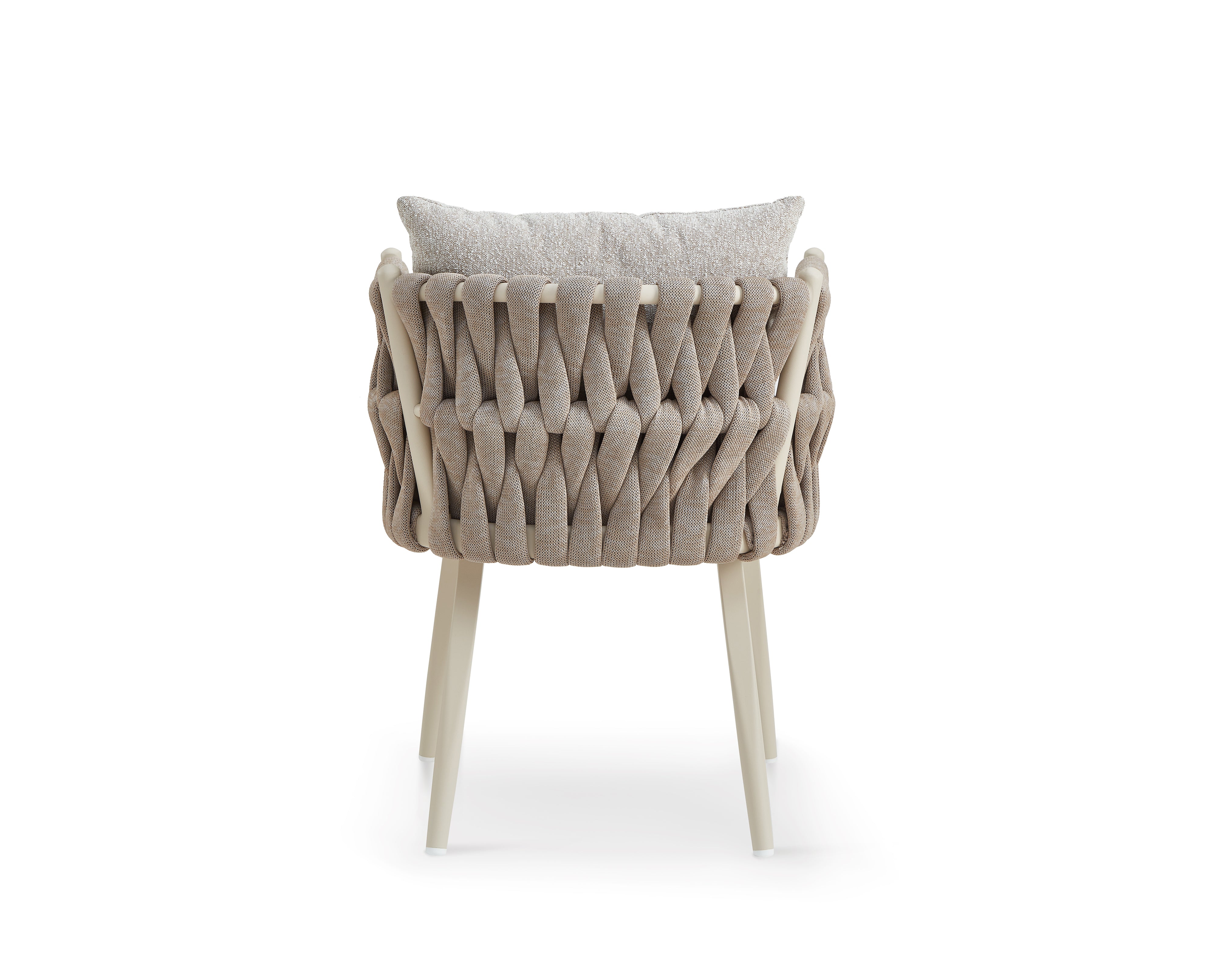 Charly Outdoor Dining Chair - (Crib 5) Forest Beige & Warm Ivory by Liang & Eimil