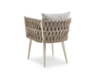 Charly Outdoor Dining Chair - (Crib 5) Forest Beige & Warm Ivory by Liang & Eimil