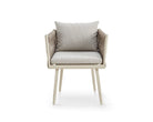 Charly Outdoor Dining Chair - (Crib 5) Forest Beige & Warm Ivory by Liang & Eimil