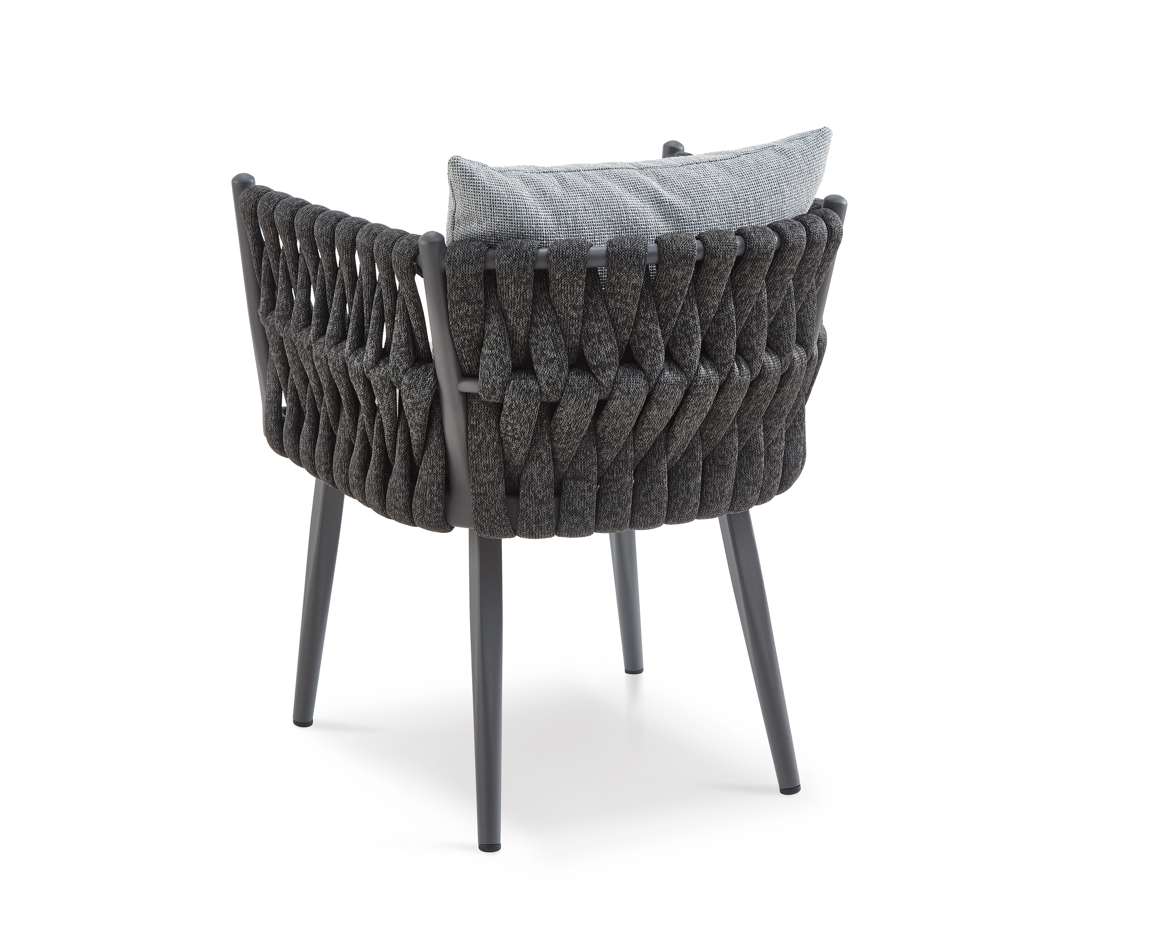 Charly Outdoor Dining Chair - (Crib 5) Hunter Stone and Charcoal Grey by Liang & Eimil