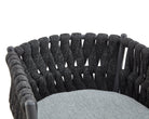 Charly Outdoor Dining Chair - (Crib 5) Hunter Stone and Charcoal Grey by Liang & Eimil