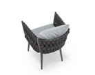 Charly Outdoor Dining Chair - (Crib 5) Hunter Stone and Charcoal Grey by Liang & Eimil