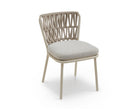 Ariana Outdoor Dining Chair (set of 2) - (Crib 5) Forest Beige & Warm Ivory by Liang & Eimil