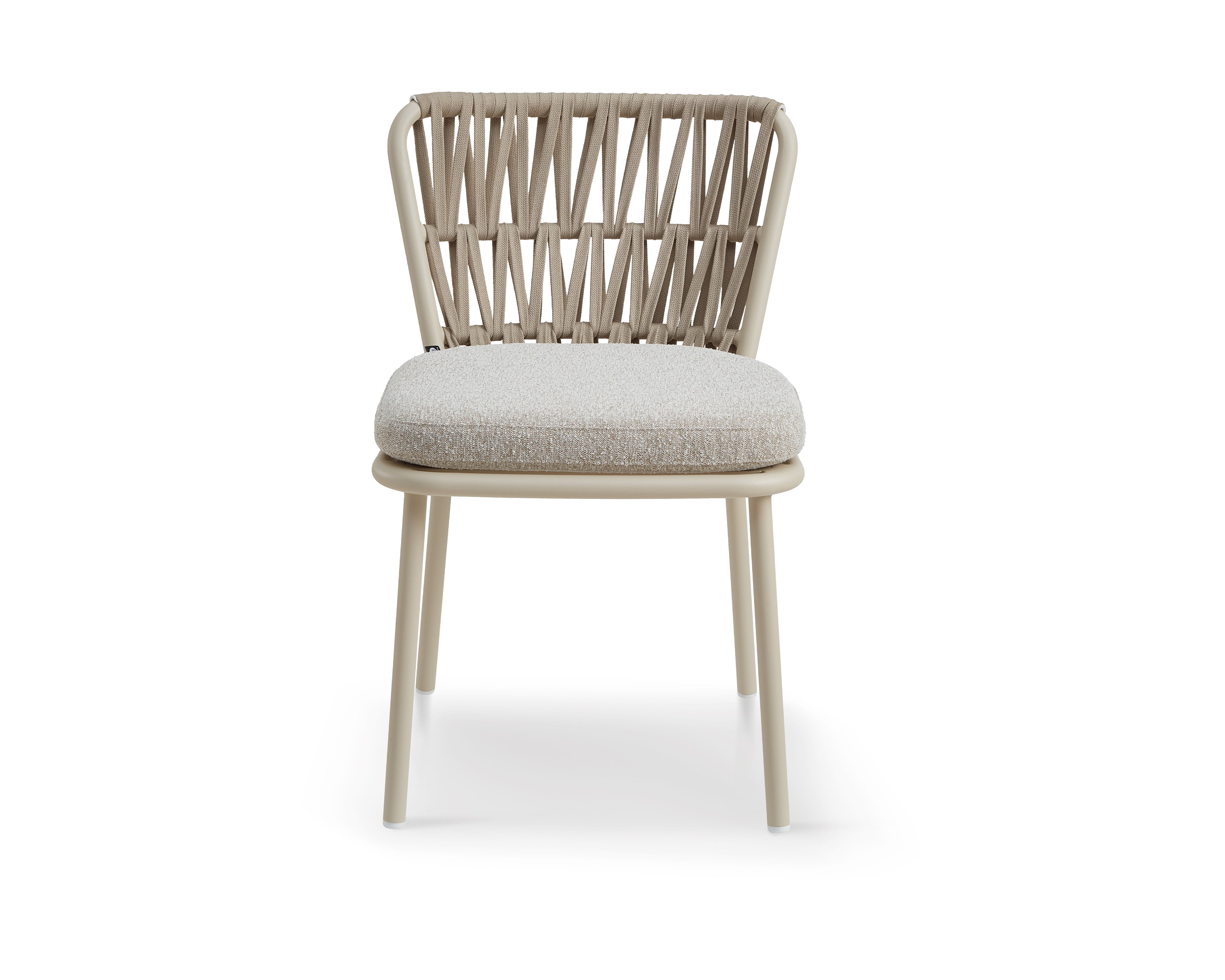 Ariana Outdoor Dining Chair (set of 2) - (Crib 5) Forest Beige & Warm Ivory by Liang & Eimil