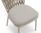 Ariana Outdoor Dining Chair (set of 2) - (Crib 5) Forest Beige & Warm Ivory by Liang & Eimil