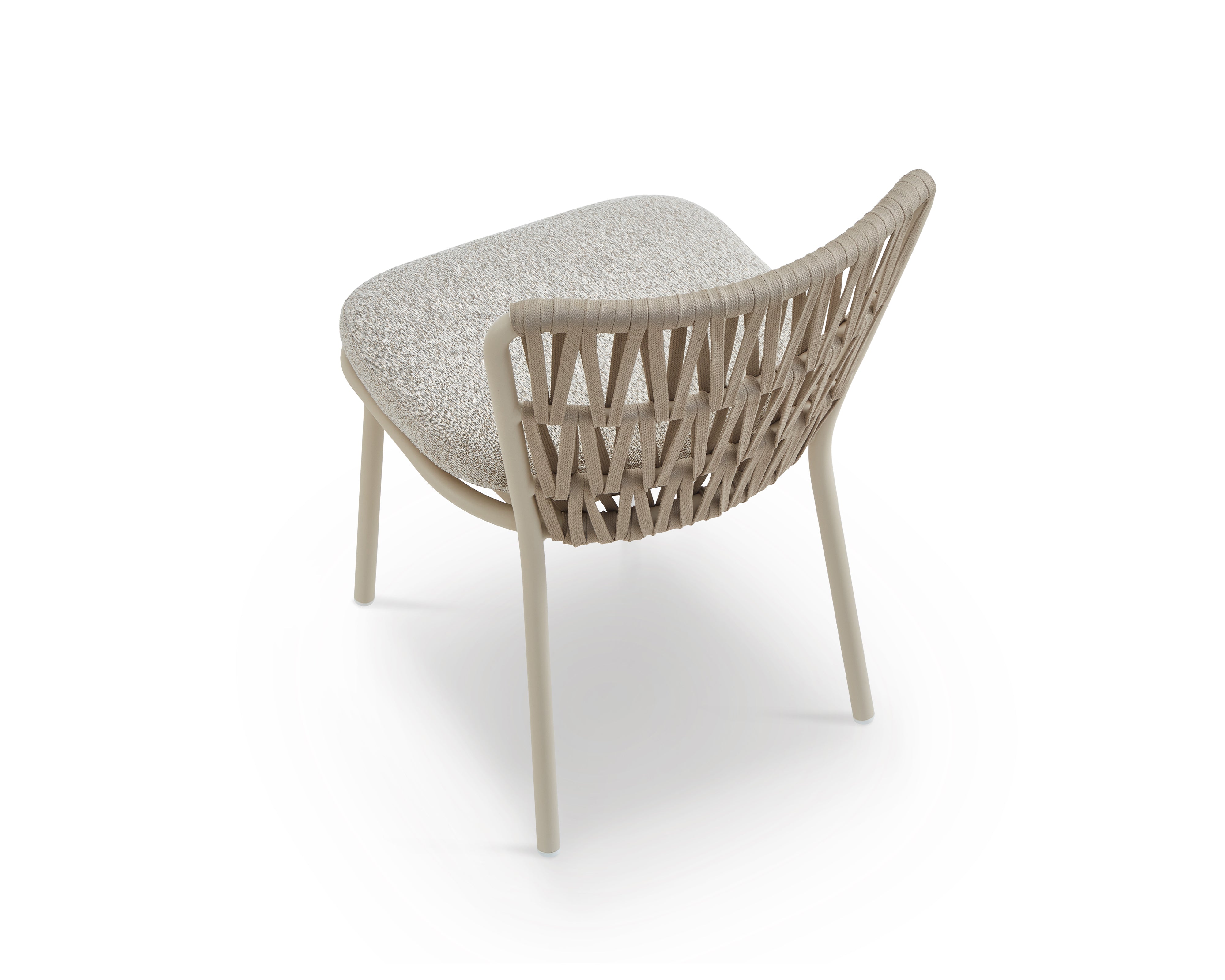 Ariana Outdoor Dining Chair (set of 2) - (Crib 5) Forest Beige & Warm Ivory by Liang & Eimil