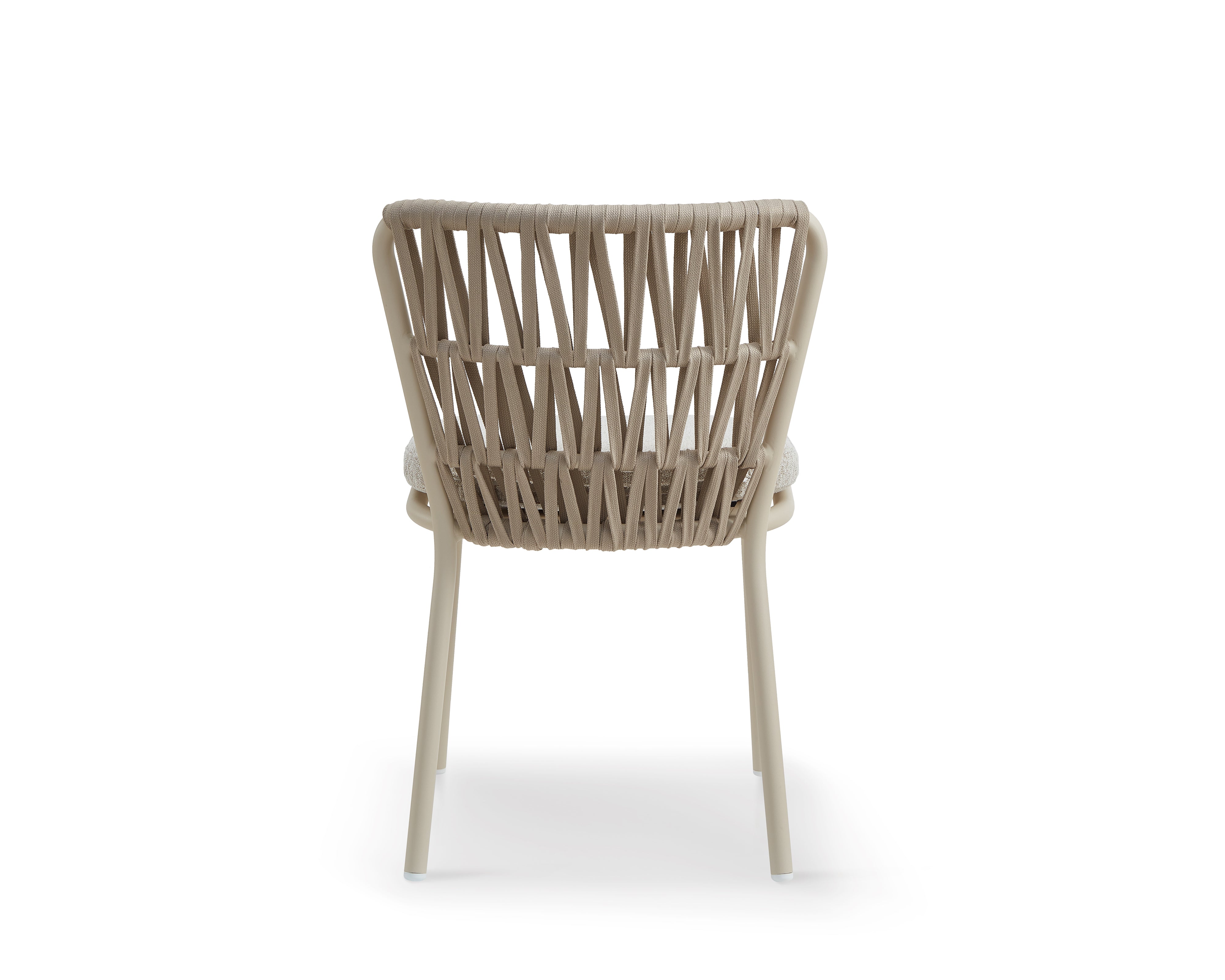 Ariana Outdoor Dining Chair (set of 2) - (Crib 5) Forest Beige & Warm Ivory by Liang & Eimil