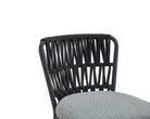 Ariana Outdoor Dining Chair (set of 2) - (Crib 5) Hunter Stone and Charcoal Grey by Liang & Eimil
