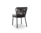 Ariana Outdoor Dining Chair (set of 2) - (Crib 5) Hunter Stone and Charcoal Grey by Liang & Eimil