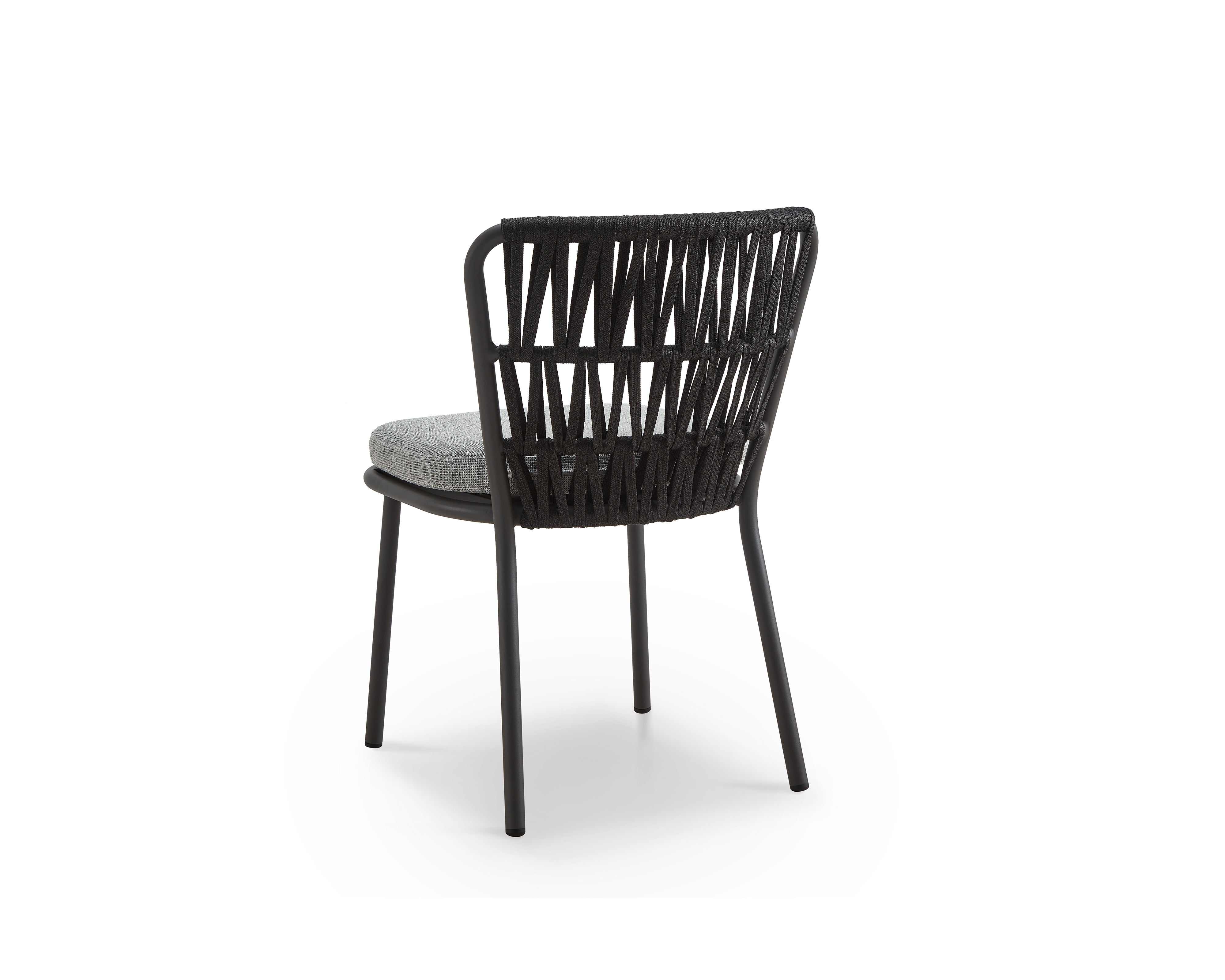 Ariana Outdoor Dining Chair (set of 2) - (Crib 5) Hunter Stone and Charcoal Grey by Liang & Eimil