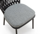 Ariana Outdoor Dining Chair (set of 2) - (Crib 5) Hunter Stone and Charcoal Grey by Liang & Eimil