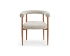 Nantes Outdoor Dining Chair - (Crib 5) Lima Beige and Walnut by Liang & Eimil