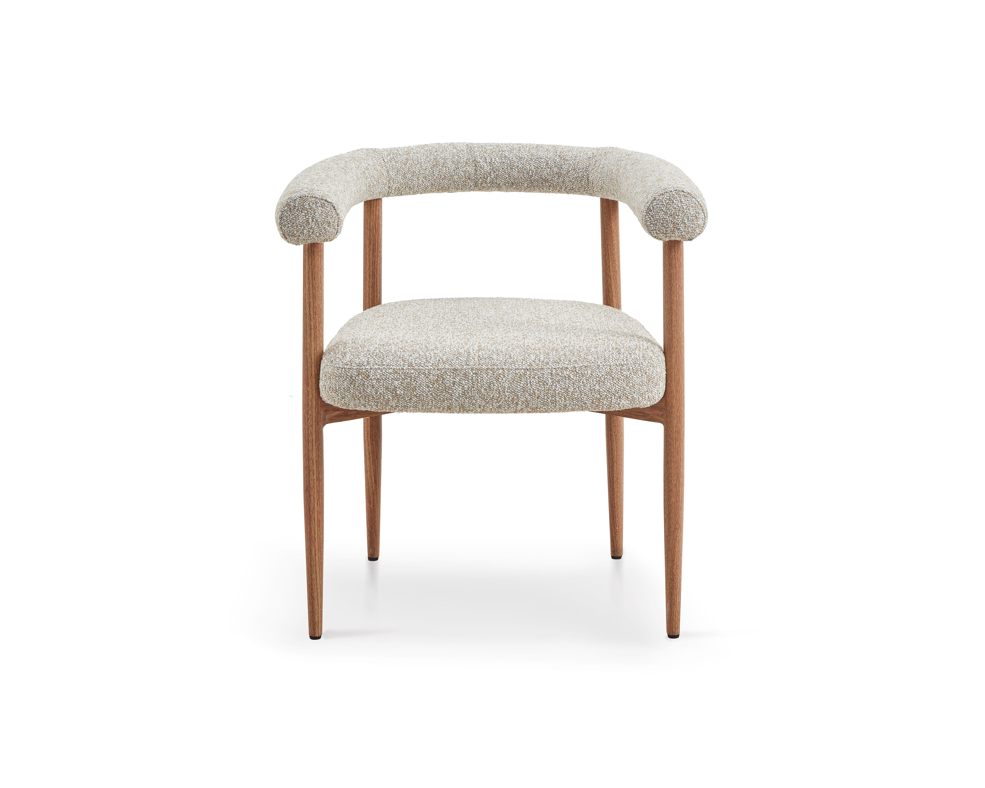 Nantes Outdoor Dining Chair - (Crib 5) Lima Beige and Walnut by Liang & Eimil