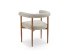 Nantes Outdoor Dining Chair - (Crib 5) Lima Beige and Walnut by Liang & Eimil