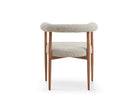 Nantes Outdoor Dining Chair - (Crib 5) Lima Beige and Walnut by Liang & Eimil