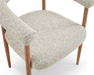 Nantes Outdoor Dining Chair - (Crib 5) Lima Beige and Walnut by Liang & Eimil