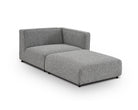 Riviera Outdoor Modular Sofa - (Crib 5) Lima Grey and Deep Charcoal by Liang & Eimil