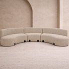 Capri Outdoor Modular Sofa - (Crib 5) Lima Beige and Deep Charcoal by Liang & Eimil