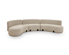 Capri Outdoor Modular Sofa - (Crib 5) Lima Beige and Deep Charcoal by Liang & Eimil