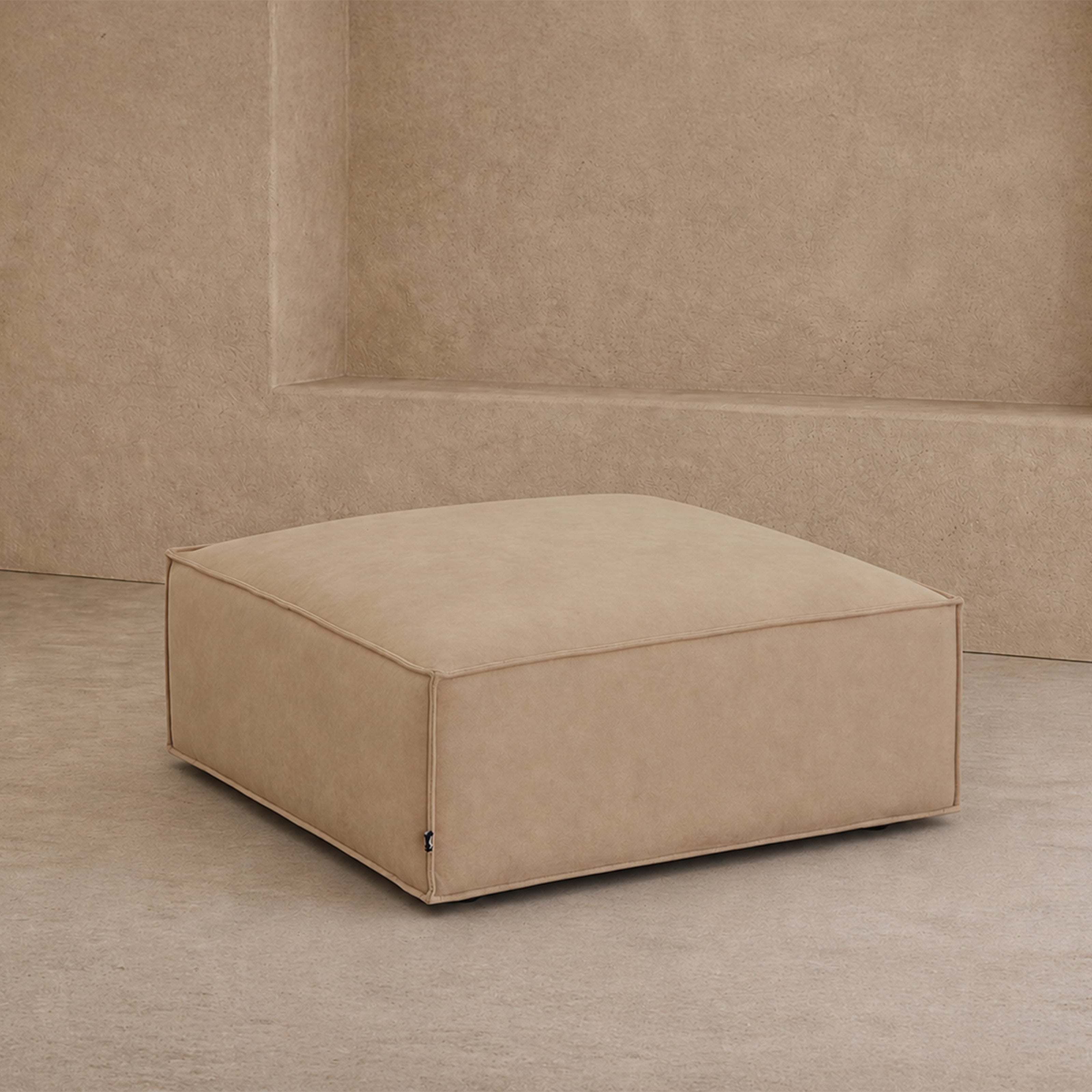 Efren Modular Sofa Ottoman - (Crib 5) Hopper Desert by Liang & Eimil